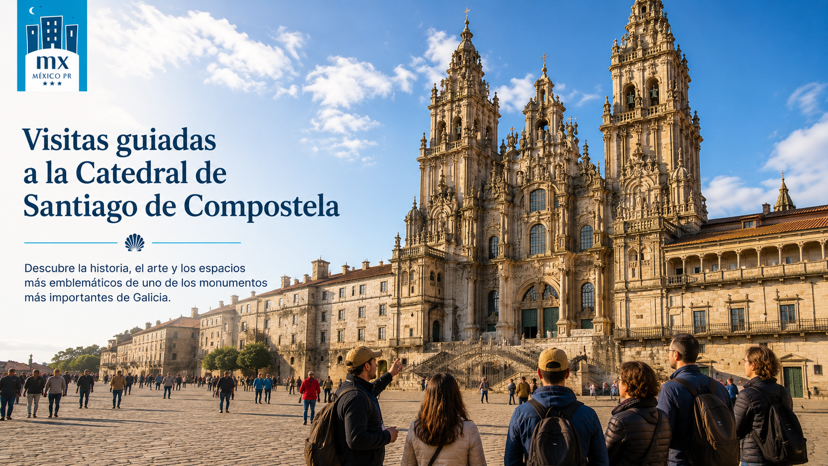 Visitas guiadas a la Catedral de Santiago de Compostela desde la Plaza del Obradoiro